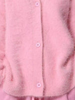 V-Neck Button-Down Cardigan