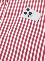 Striped Button-Up Long Sleeve Shirt