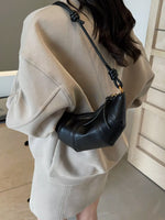 Croissant Shape Crossbody Bag