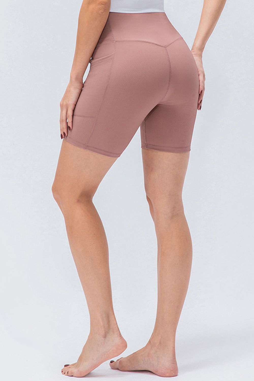 Slim Fit V-Waistband Sports Shorts - Ladyez