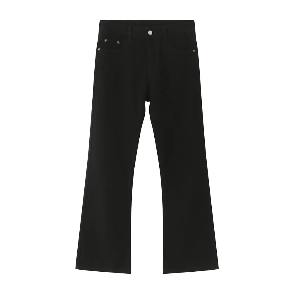 Mid Rise Jeans with Pockets