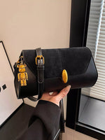 Adjustable Strap Flap Crossbody Bag
