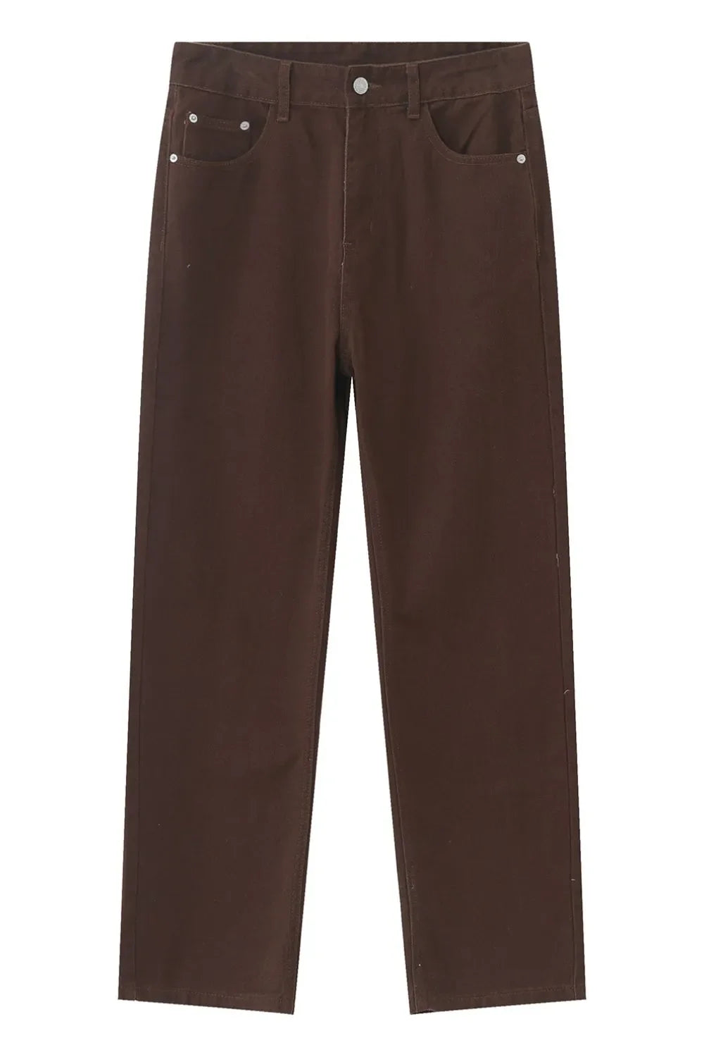 Straight Leg Jeans with Pockets