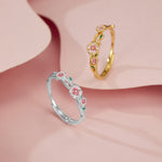 925 Sterling Silver Flower Ring