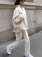 Open Front Dropped Shoulder Outerwear
