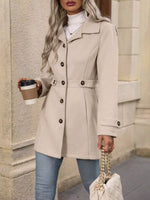 Button Up Long Sleeve Outerwear