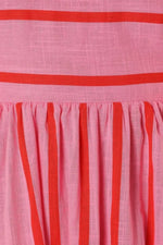 Striped Square Neck Cami Dress