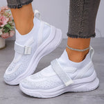 Round Toe Mesh Sneakers