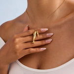 18K Gold-Plated Pendant Necklace
