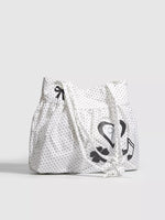 Polka Dot Heart Shoulder Bag