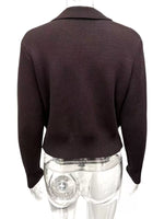 Double-Breasted Knit Cardigan