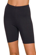 Zenana Premium Cotton Biker Shorts - Ladyez
