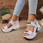 Open Toe Wedge Sandals