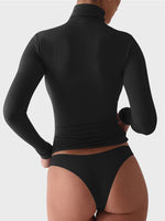 Lovelet Turtleneck Long Sleeve T-Shirt - Ladyez