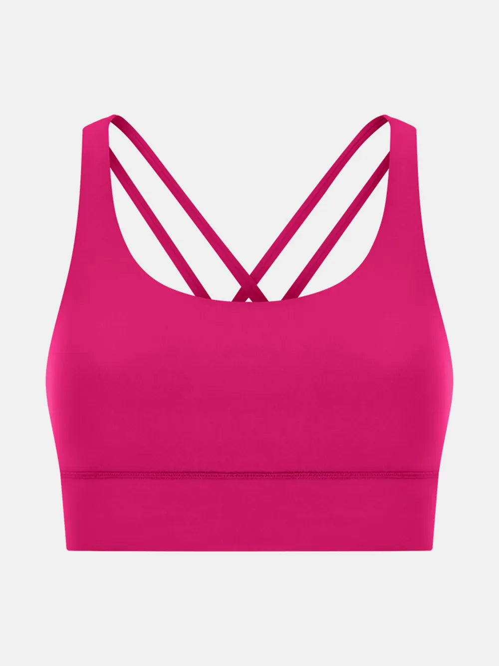 Millennia Crisscross Scoop Neck Active Tank - Ladyez