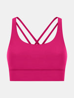 Millennia Crisscross Scoop Neck Active Tank - Ladyez