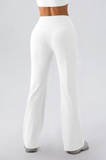 High Waist Straight Active Pants - Ladyez