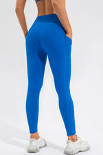 High Waist Active Leggings with Pockets - Ladyez
