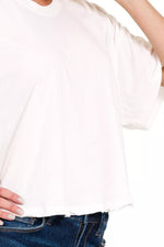 Zenana Cotton Round Neck Short Sleeve T-Shirt