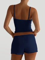 V-Neck Cami and Shorts Set - Ladyez
