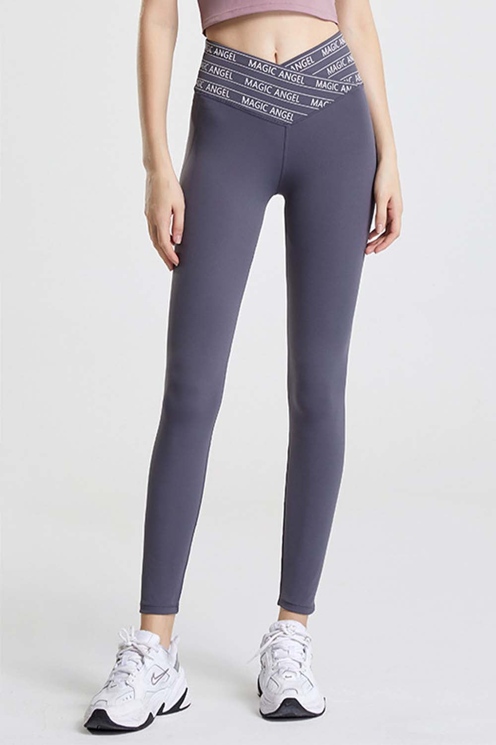 Wide Waistband Sports Pants - Ladyez