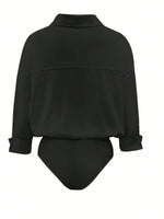 Button-Down Long Sleeve Bodysuit