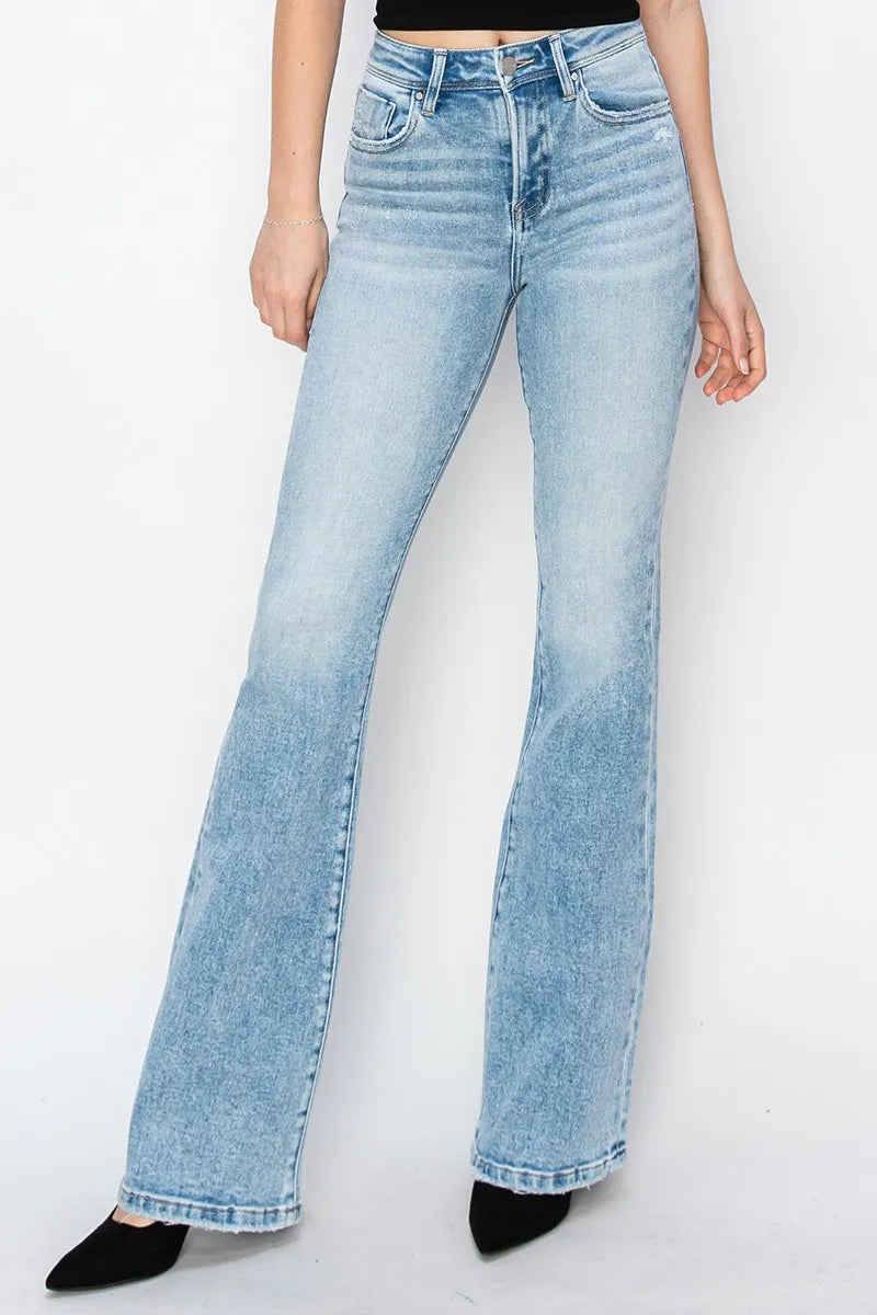 RISEN High Rise Bootcut Jeans - Ladyez