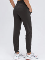 Millennia Double Take Tied Joggers with Pockets - Ladyez