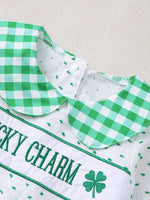 Children's Lucky Charm Gingham Top & Bottom Set