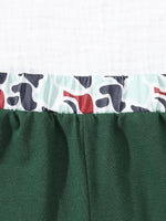 Children's Button Detail Polo Shirt & Shorts Set