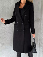 Double-Breasted Longline Coat