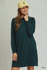 Umgee Side Crochet Zipper Detailed Dress