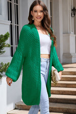 Open Front Longline Cardigan