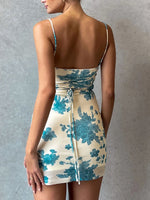 Floral Print Bodycon Mini Dress
