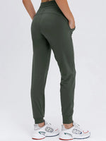 Millennia Double Take Tied Joggers with Pockets - Ladyez