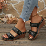 Open Toe Wedge Sandals