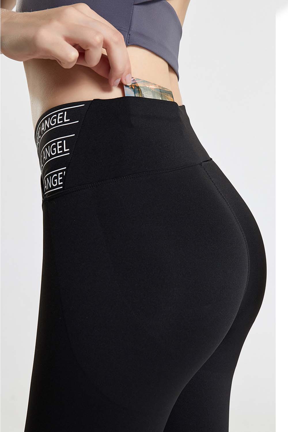 Wide Waistband Sports Pants - Ladyez