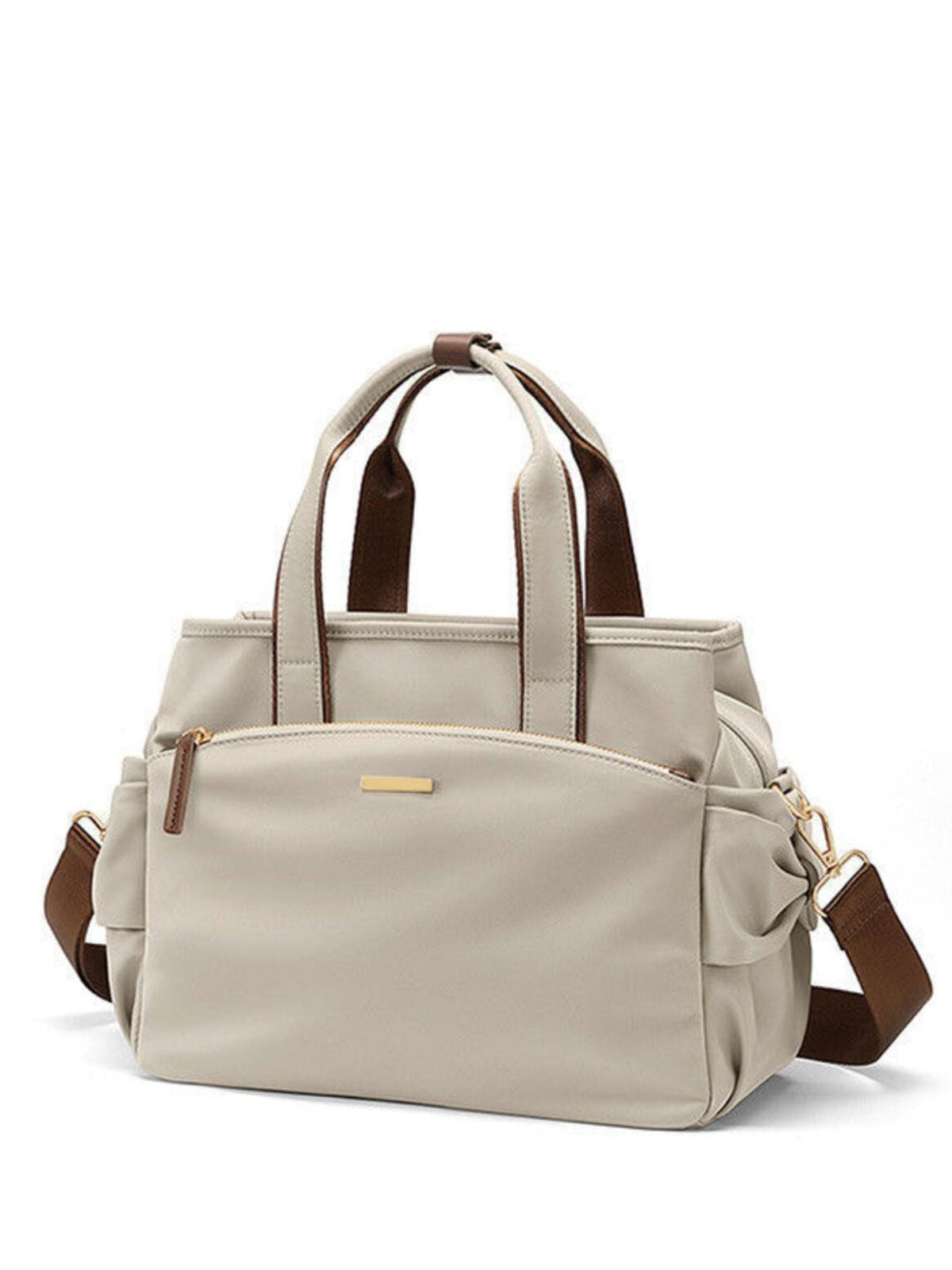 Top Handle Nylon Shoulder Bag
