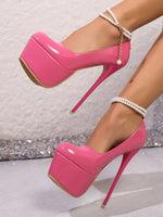 Point Toe Platform Stilettos Pumps - Ladyez