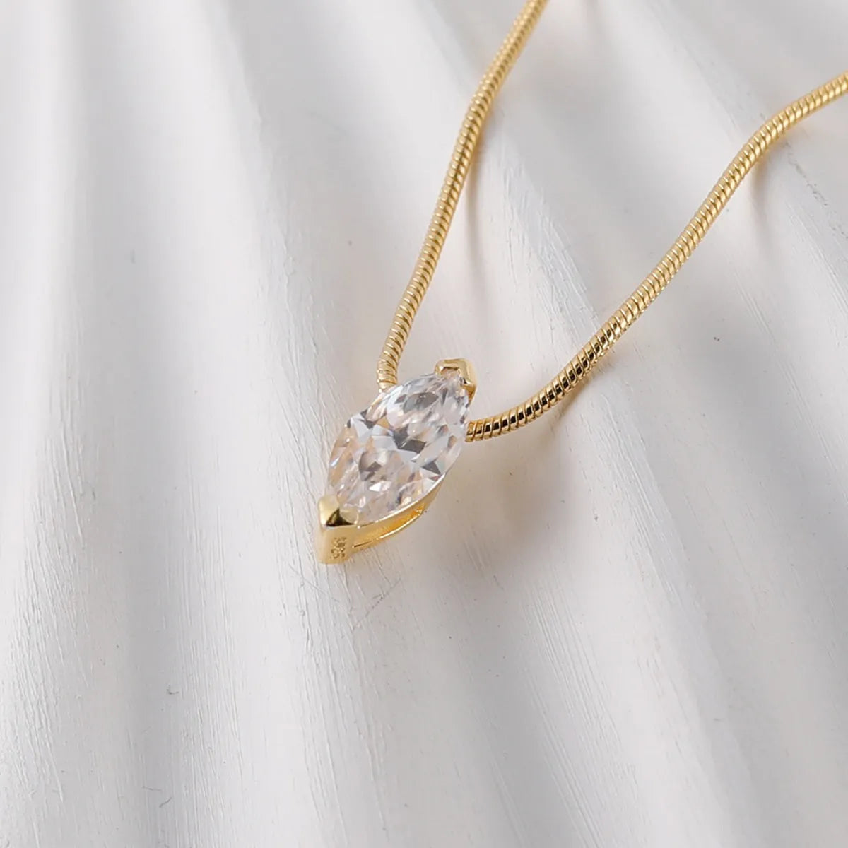 1 Carat Moissanite 925 Sterling Silver Necklace - Ladyez