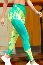 Tie-Dye High Waist Sports Leggings - Ladyez