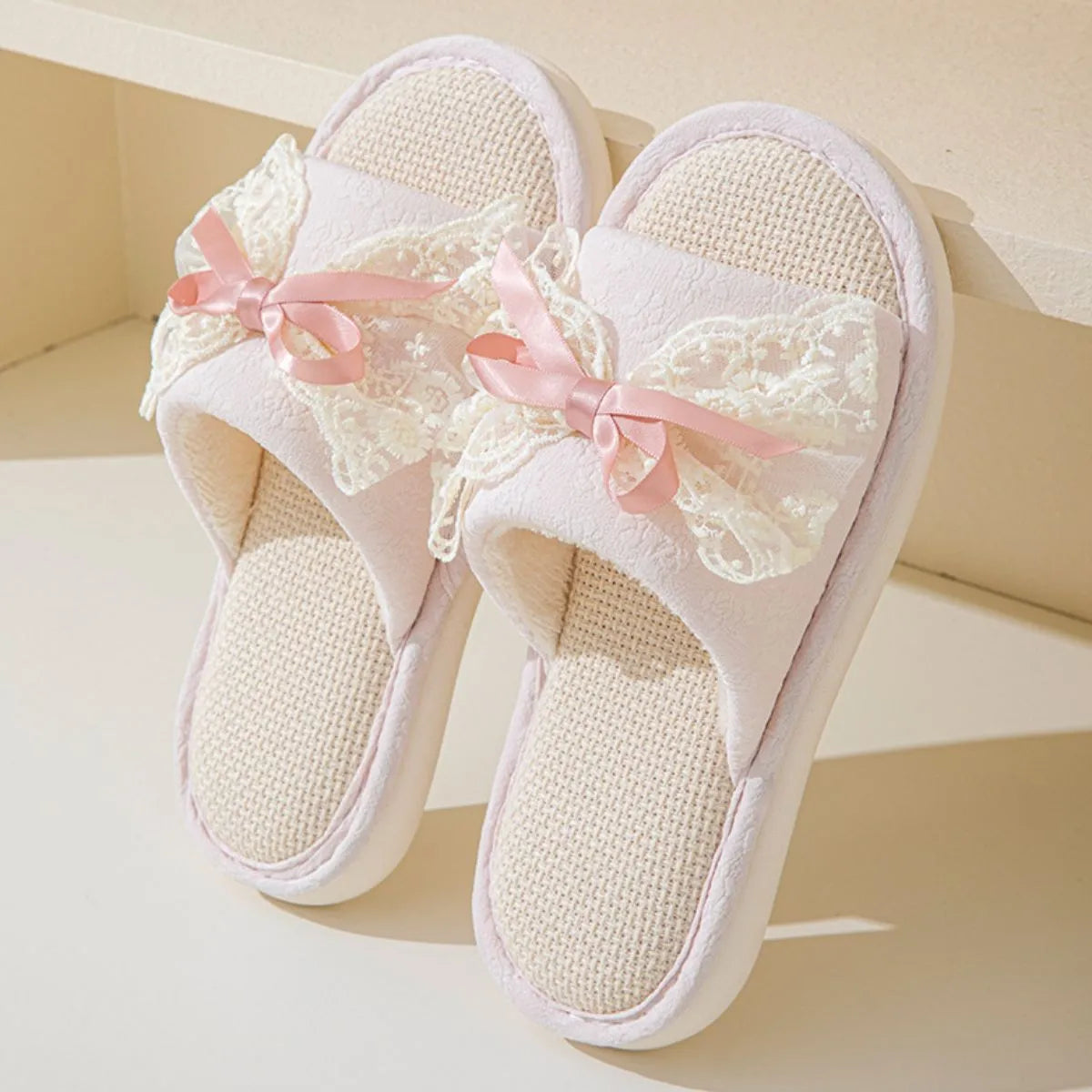 Open Toe Flats Slippers - Ladyez