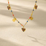 18K Gold-Plated Heart Charm Necklace
