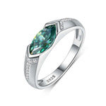 1 Carat Moissanite 925 Sterling Silver Ring - Ladyez