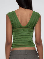 Ruched Solid Tank - Ladyez