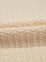 Contrast Trim Boxy Fit Sweater Vest