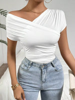 Cross-Wrap Slim Fit Top