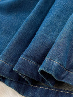 Short Sleeve T-Shirt and Denim Overall Dress Set