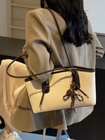 Two-Tone Shoulder Bag