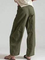 Drawstring Corduroy Pants